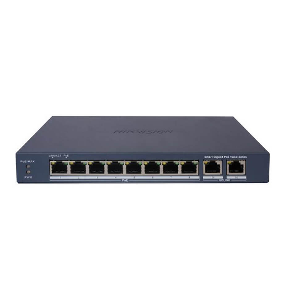 8-Port GE Smart PoE Switch HIKVISION DS-3E1510P-EI/M